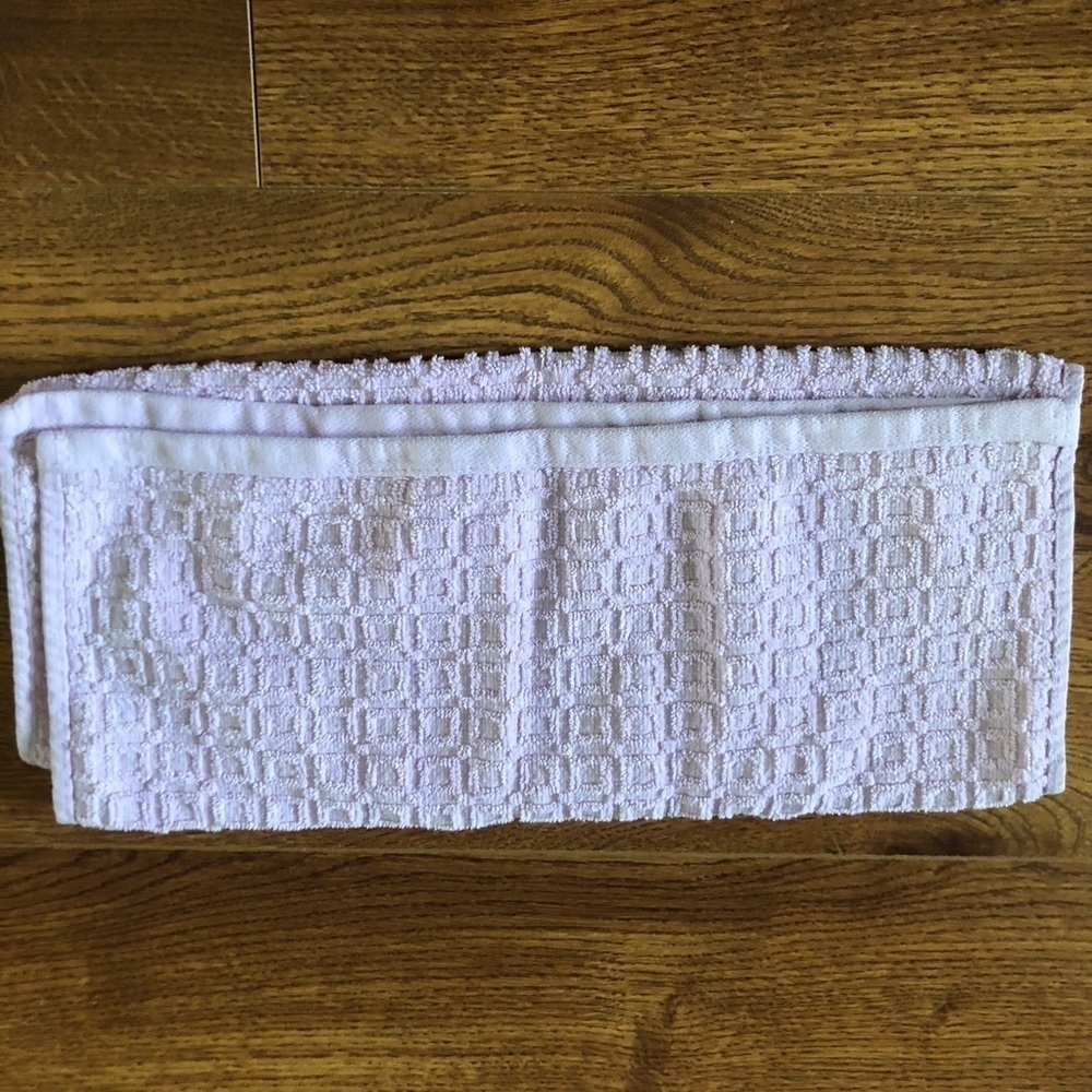 purple Textured hand towel